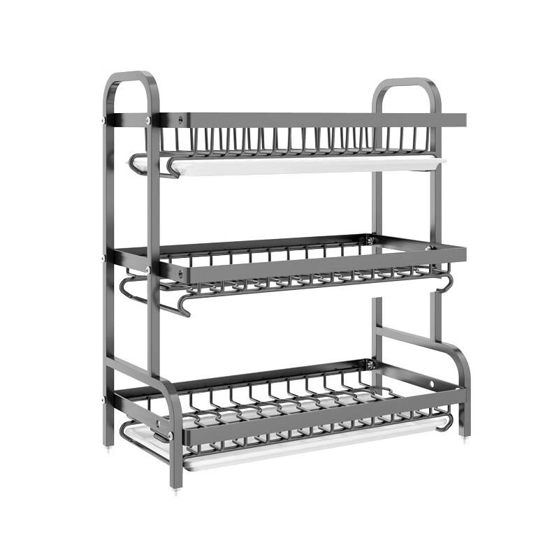 Stainless Steel Kitchen Dish Drying & Storage Rack