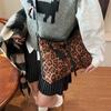 Retro Casual Commuting Large-capacity Shoulder Bag Women's 2025 New Autumn and Winter Fashion High-end Leopard Print Messenger Bag