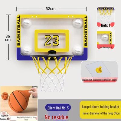Jun Ding Ying No-Drill Foldable Indoor Kids Basketball Hoop