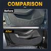 Suede Car Door Anti-kick Pad For Mazda 3 Axela BP      2024 2025 Leather Carbon Mat Accessories Protect