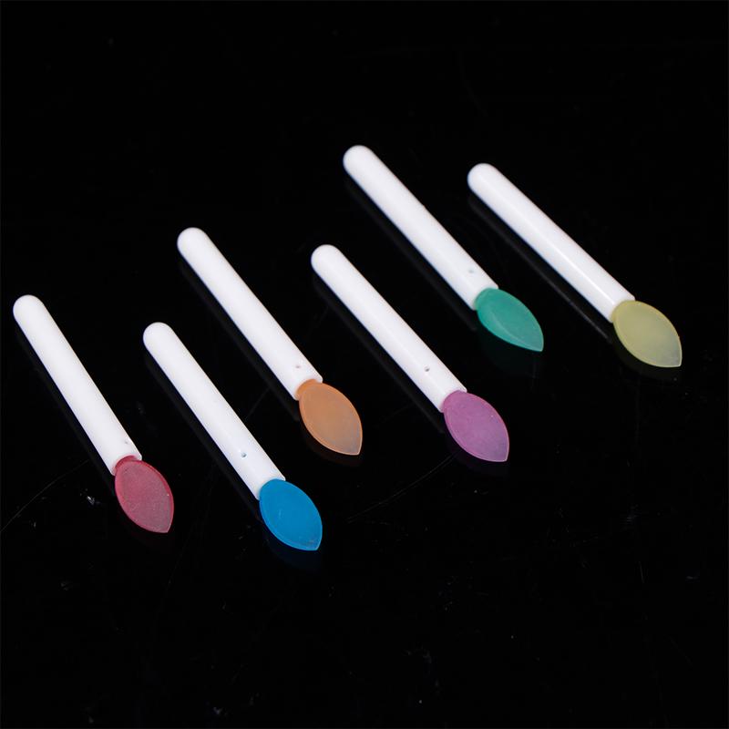 5Pcs Soft Silicone Lipstick Brush Lip Stick Applicator Portable Clean Microbrush Lipgloss Beauty Tool