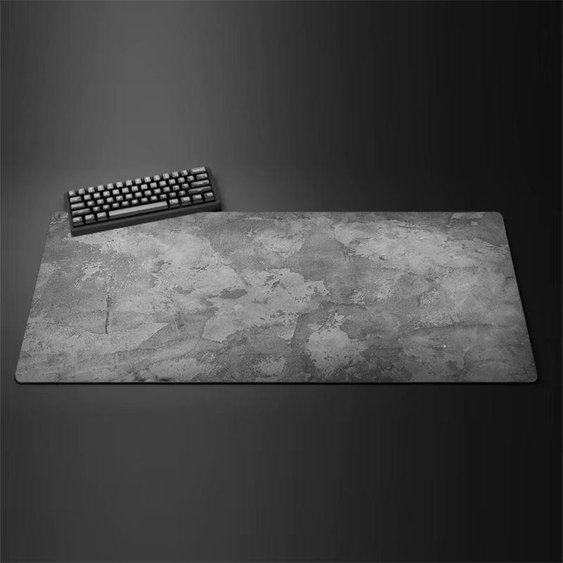 Graues Mauspadd Groß/Klein überkettelter Mauspadd XXL Schreibtisch Tastatur Tischunterlage Graue Serie Gaming Schreibtischmatte Computerzubehör