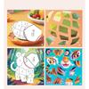6 Patterns Puzzle Stickers Crafts for Kids Sticker Painting Gift Party Favor Creations Dinosaur Animal Vechile Art Play for Kids