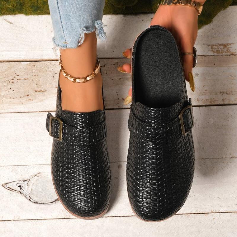 Fashion New Trend Mesh Platform High Women Slippers Hollow Sandals Mules Casual Shoes Woman Fad Beach Loafers Slides