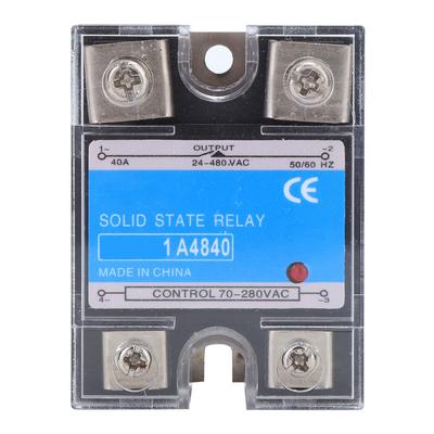 Single Phase Solid State Relay 70280VAC Input 24480VAC Load AC AC SSR Electrical Equipment for