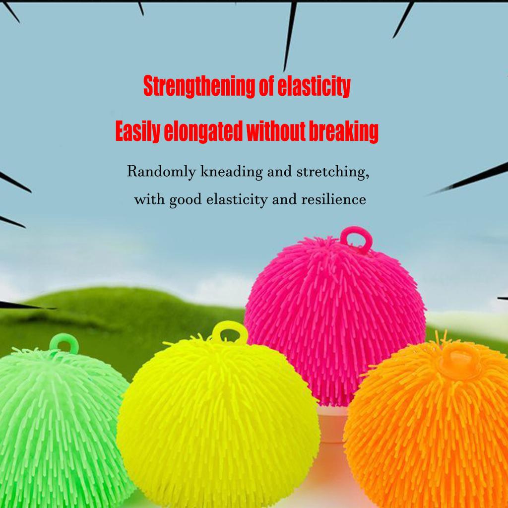9inGiant Elastic Ball - Sensory Ball - Handmade Toy - Children's Stress Relief Ball - Children's Sensory Toys And Soft Toys - Fun Wigs