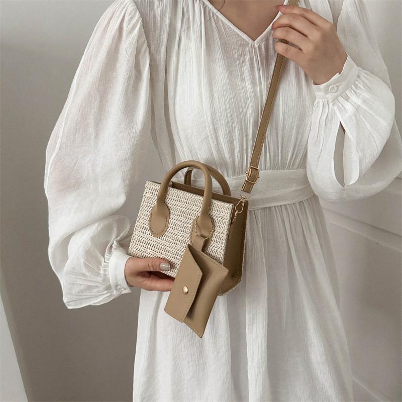 Chic Urban Style Small Pu Crossbody Bag For Women Trendy 2023 Woven Design