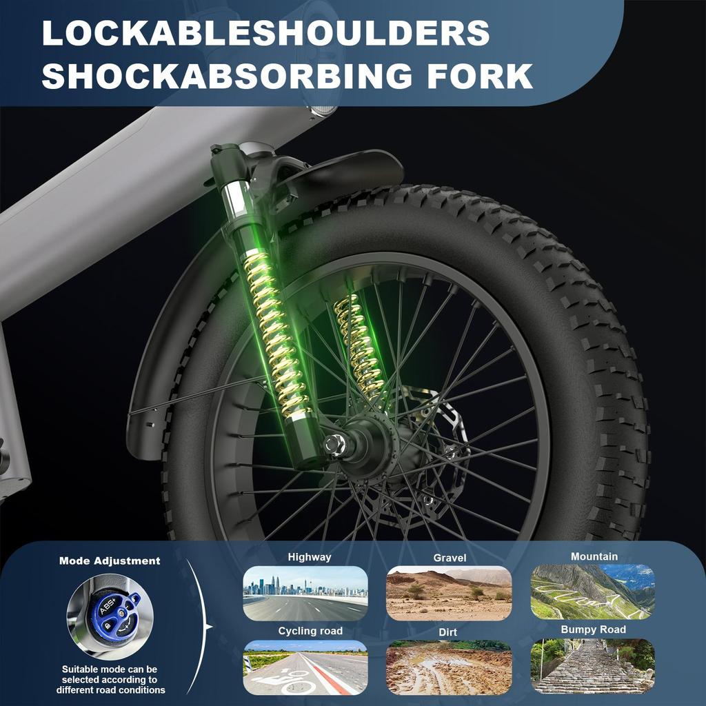 HX Q3 Adult Electric Bike 2000W Men's Mountain Bike 48V20AH Battery 20*4.0 Inch Fat Tire E-bike City Electric Bicycle
