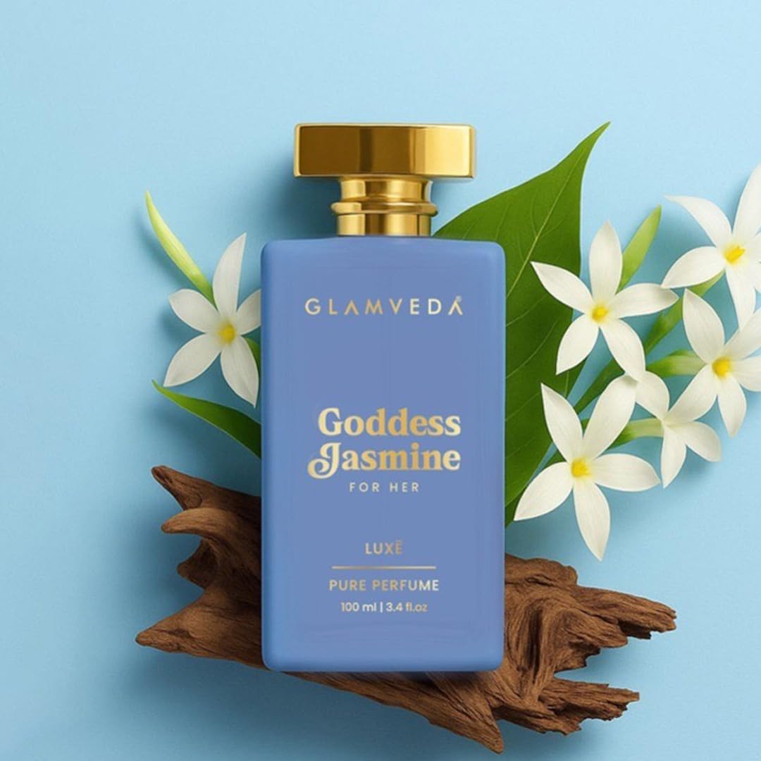 

Luxury Goddess Jasmine Perfume for Woman 100ml | with Pear, Jasmine, Lily of the valley, Rose | Floral, Woody & Fruity Premium Fragrance 100 ml