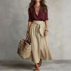 Completi Due Pezzi da Donna Camicie Casual a Maniche Lunghe e Pantaloncini Corti