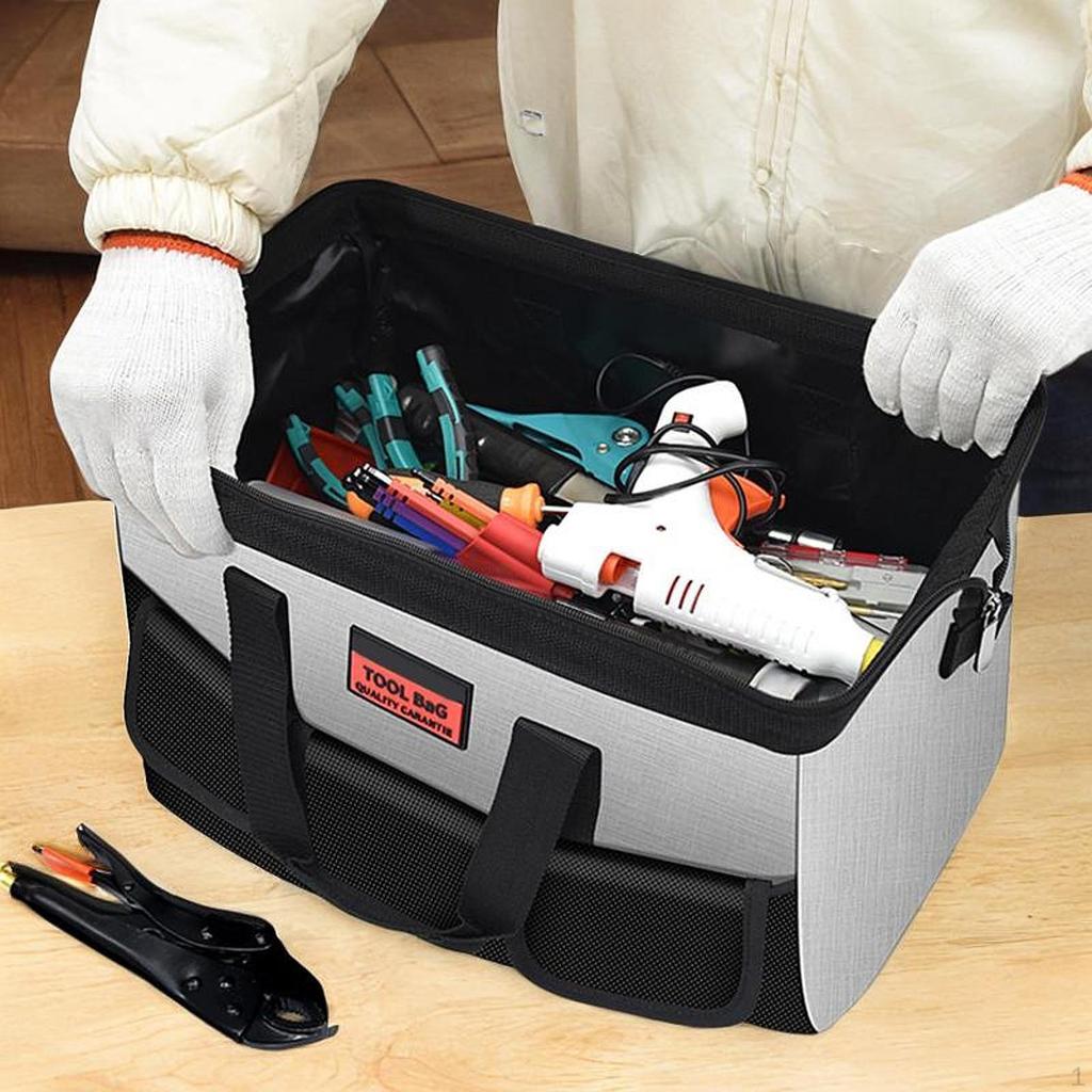 Tool Storage Bag Organizer Multipurpose with Handle Toolbag Gardening Tote for Carpenters