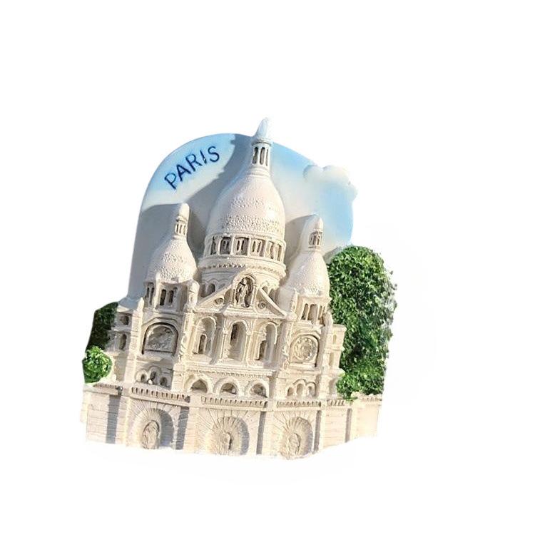 3D City Travel Souvenir Magnets: European and Global Regions