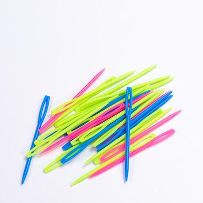 Aghi da Cucito per Maglioni con Occhiello Grande in Plastica Colorata per Maglia Fai-da-te
