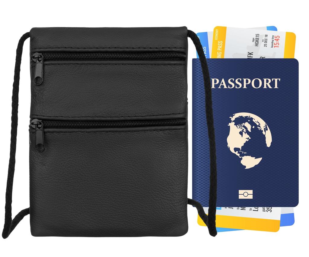 PU passport case PASZ-ZW-GRAY