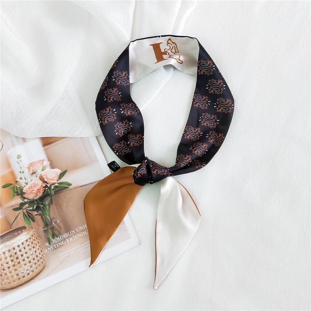 New Scarves Silk Scarves Women'S Spring And Autumn Season Long Decorative Professional Scarves Summer Thin Styles Paired With Shirts Stylish