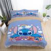 Luxurious 3d Cartoon Stitch Anime Bedding Set With Comforter Cover And Pillowcase
