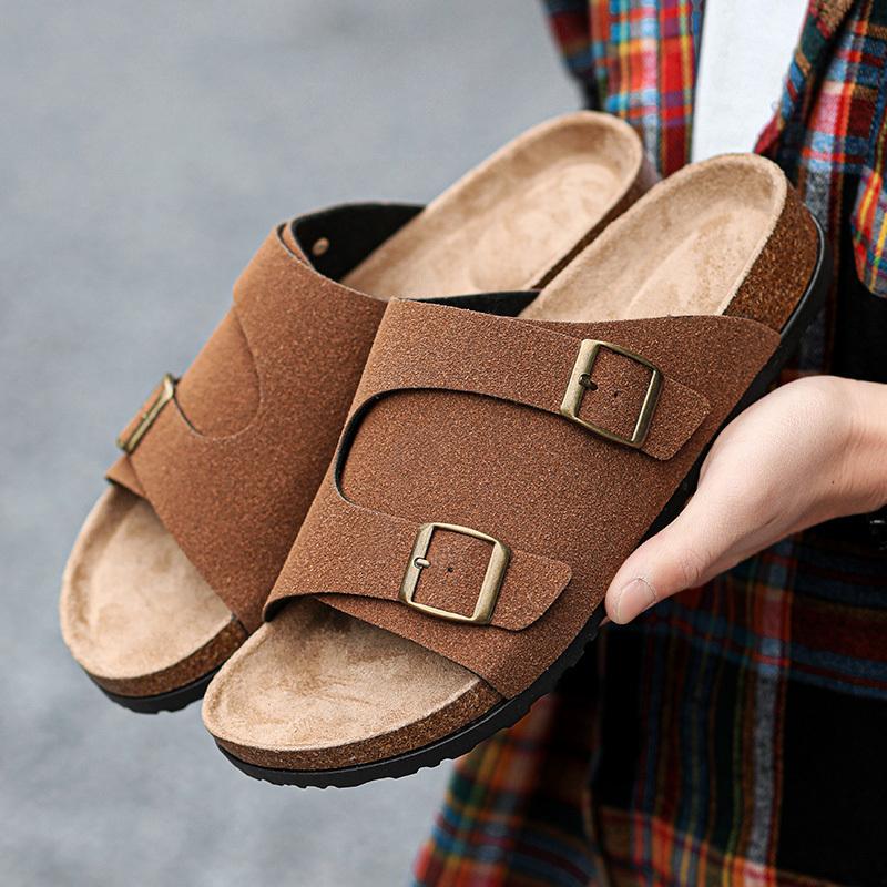 

Мужская обувь на открытом воздухе Роскошные мужские сандалии с дышащей толстой подошвой унисекс, мягкие нескользящие женские сандалии из ЭВА, лето 2024, пляжная обувь 35-36 чёрный