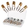 5pcs/Box Reusable Nails Form Acrylic French Nail Art Tips Polish UV Gel Extension Sticker Foils Guide Forms Tool