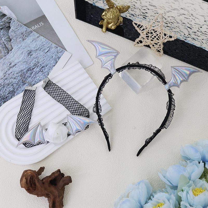 Halloween Masquerade Bat Wings Headband: Cosplay & Party Accessory