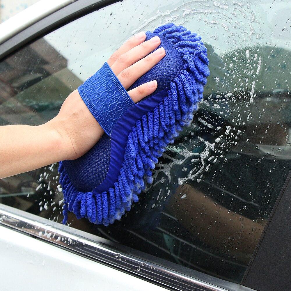 Microfiber Car Wash Sponge - Handheld Cleaning Brush for Auto, Motorcycle, and Home Use - Soft, Durable, and Easy To Use Grooming Tool