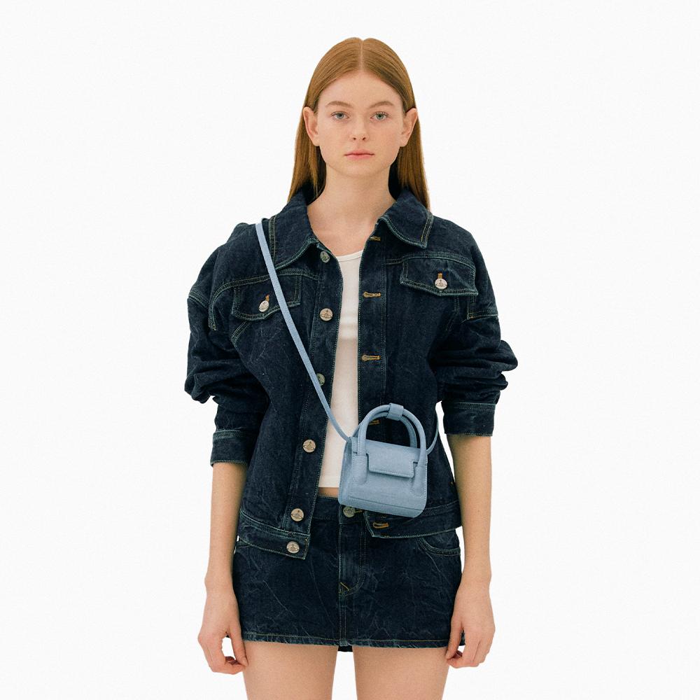 

FIND KAPOOR Marti Bag 12 Crinkled Light Blue