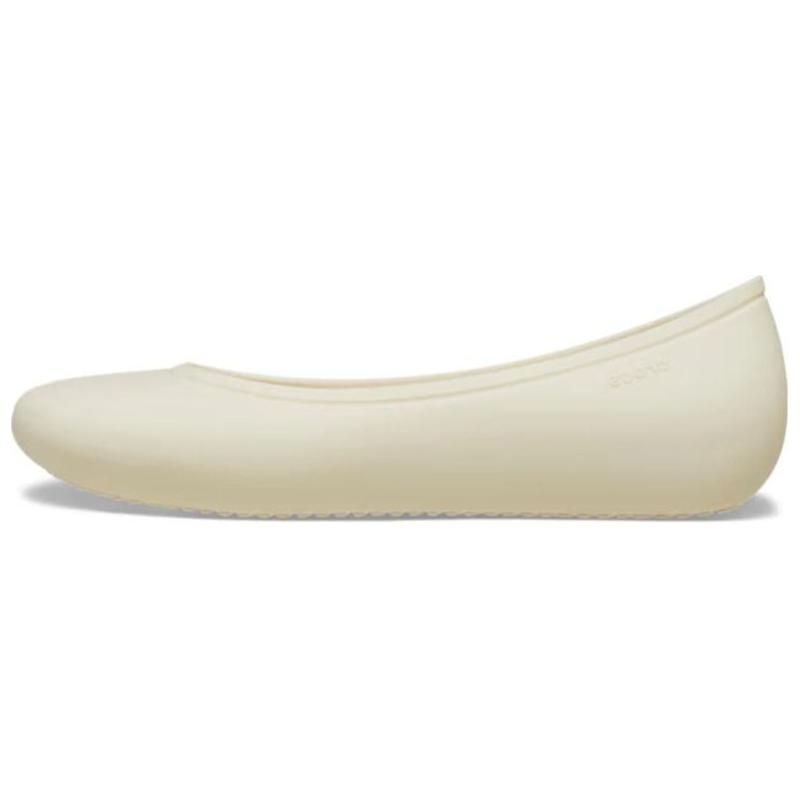 

Crocs Plain Round Toe Casual Shoes Women Shoes White 209384-160 37-38