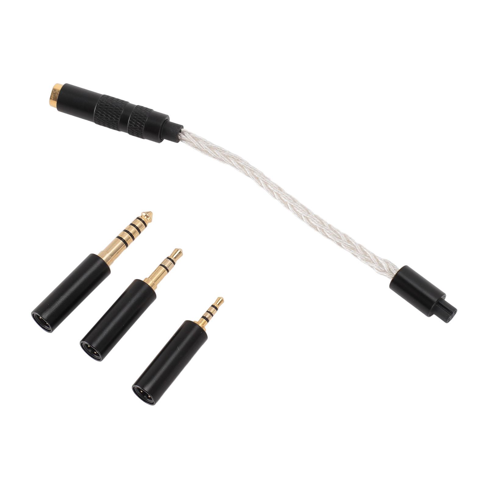 

Адаптер для наушников 4,4 мм гнездо на 2,5 мм 3,5 мм 4,4 мм штекер стереонаушники адаптер для NW серебряный