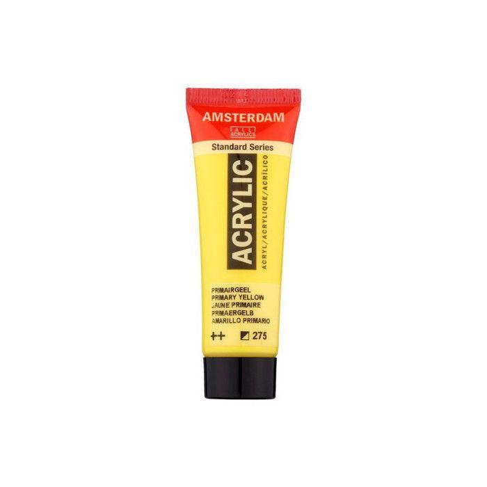 You do it Acrylverf - Amsterdam - Primair Geel - 20 Ml - Hoge Lichtechtheid - Verdunbaar Met Water