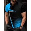 New Cross-border Casual Short Sleeved Polo Shirt Casual Men's Polo Shirt Collar