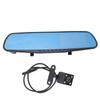 Rearview Mirror Dash Cam 4.3in Screen 1080p Loop Recording Built in G Sensor Parking Monitoring for Car