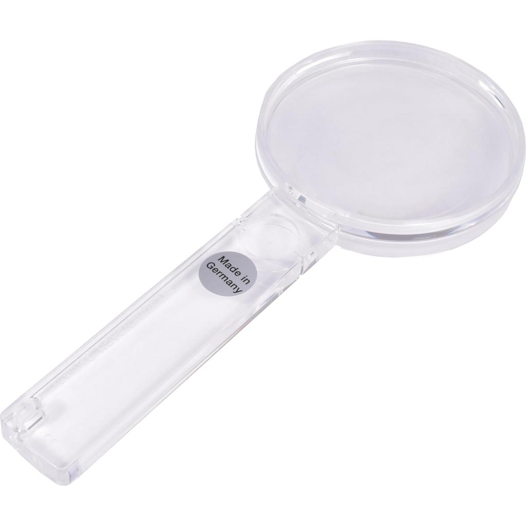 ESCHENBACH Handheld Magnifying Glass, Economical Crystal Magnifying Glass, 2.5x, 2612-60
