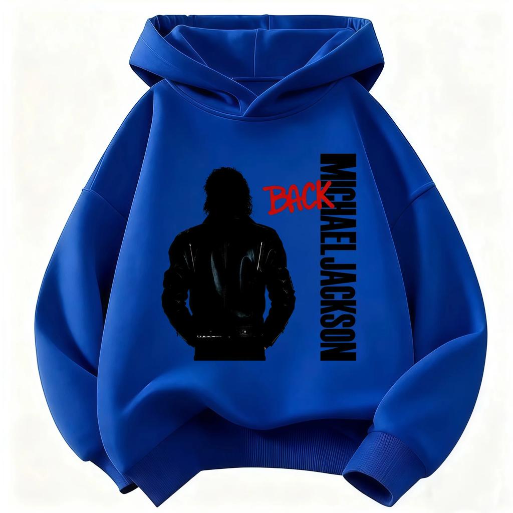 New autumn/winter children's sports hoodie, unisex warm and thick, retro style, a celebrity design, a perfect gift for children.