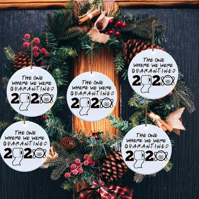 2020 Christmas Ornaments Roll Paper Tissue Mask To Decorate The Christmas Tree