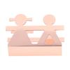 Vertical Napkin Holder Humanoid Pattern Iron Art Napkin Holder Multifunction Metal Napkin Holder Desktop