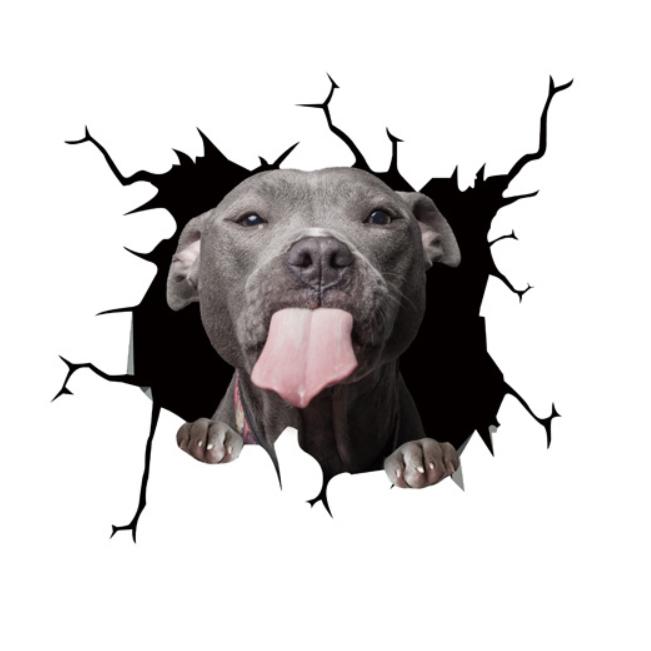 Animal Car Stickers Waterproof PVC Auto Scratch Occlude 3D Simulation Electrostatic Decal Car Window Home Decoration
