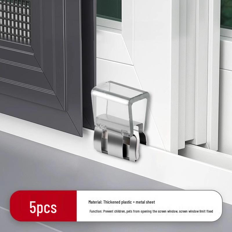 Fönsterlås för barnsäkerhet: Begränsare, Spärr, Fästspänne för Fönster och Skjutdörrar