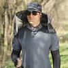 Dual Fan Solar Hat with Neck Flap USB Rechargeable UV Protection Cooling Fishing Foldable Men Women Fisherman Hiking Mountaineering Sun