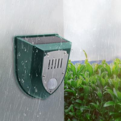Wetterfester Solar-Bewegungsmelder-Alarm Wasserdichter solarbetriebener Tiervertreiber Infrarot-Erkennung Sicherheitsalarmsystem