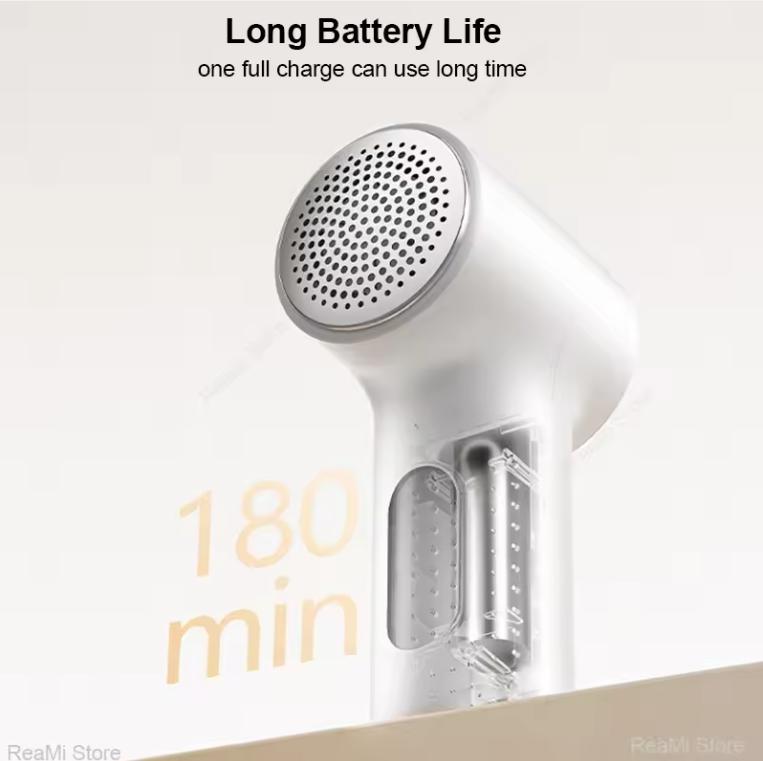 2025 NEU XIAOMI Mijia Fusselentferner 2, Tragbare USB-Ladung Elektrische Pilling-Maschine Fusselrasierer Upgrade 6-Klingen-Scherkopf