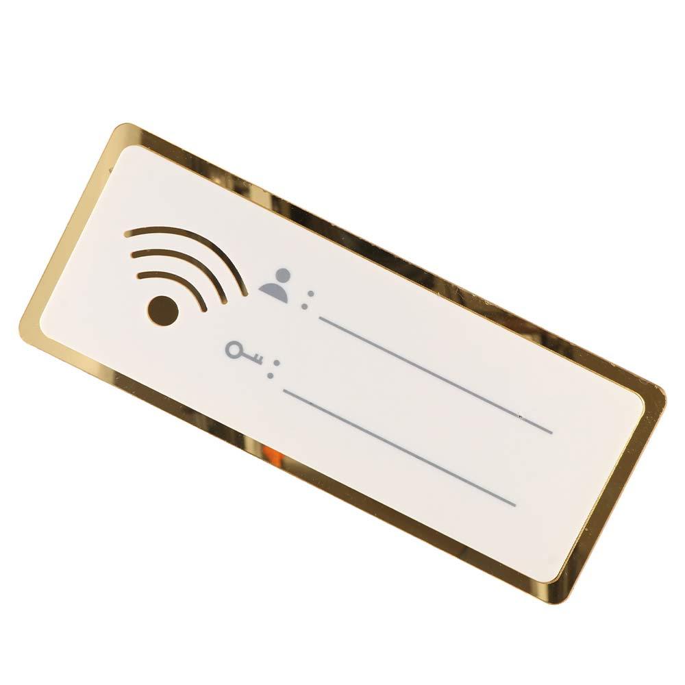 Acrylic WIFI Password Board Handwriting WIFI Signage WIFI Signs Plaques  Hotel