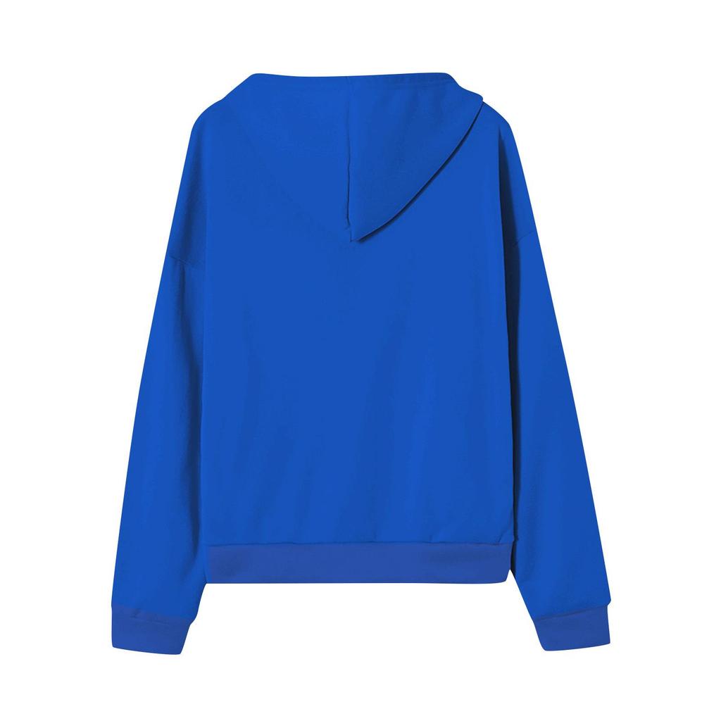 Veste à capuche zippée chaude décontractée pour femme, style européen et américain, 2024