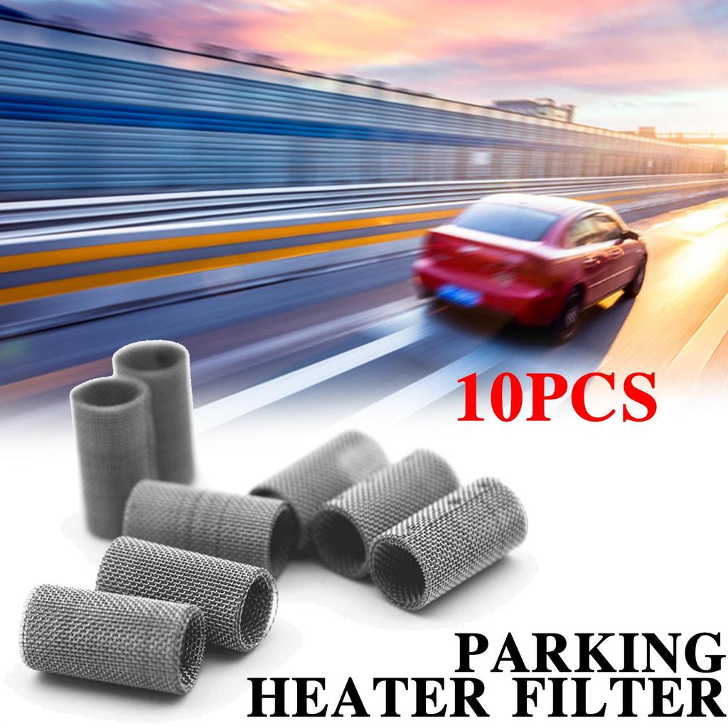 10Pcs 310s Stainless Steel Strainer Screen for diesel Air Parking Heater Car Glow Plug Burner 3-Layers Filter Mesh