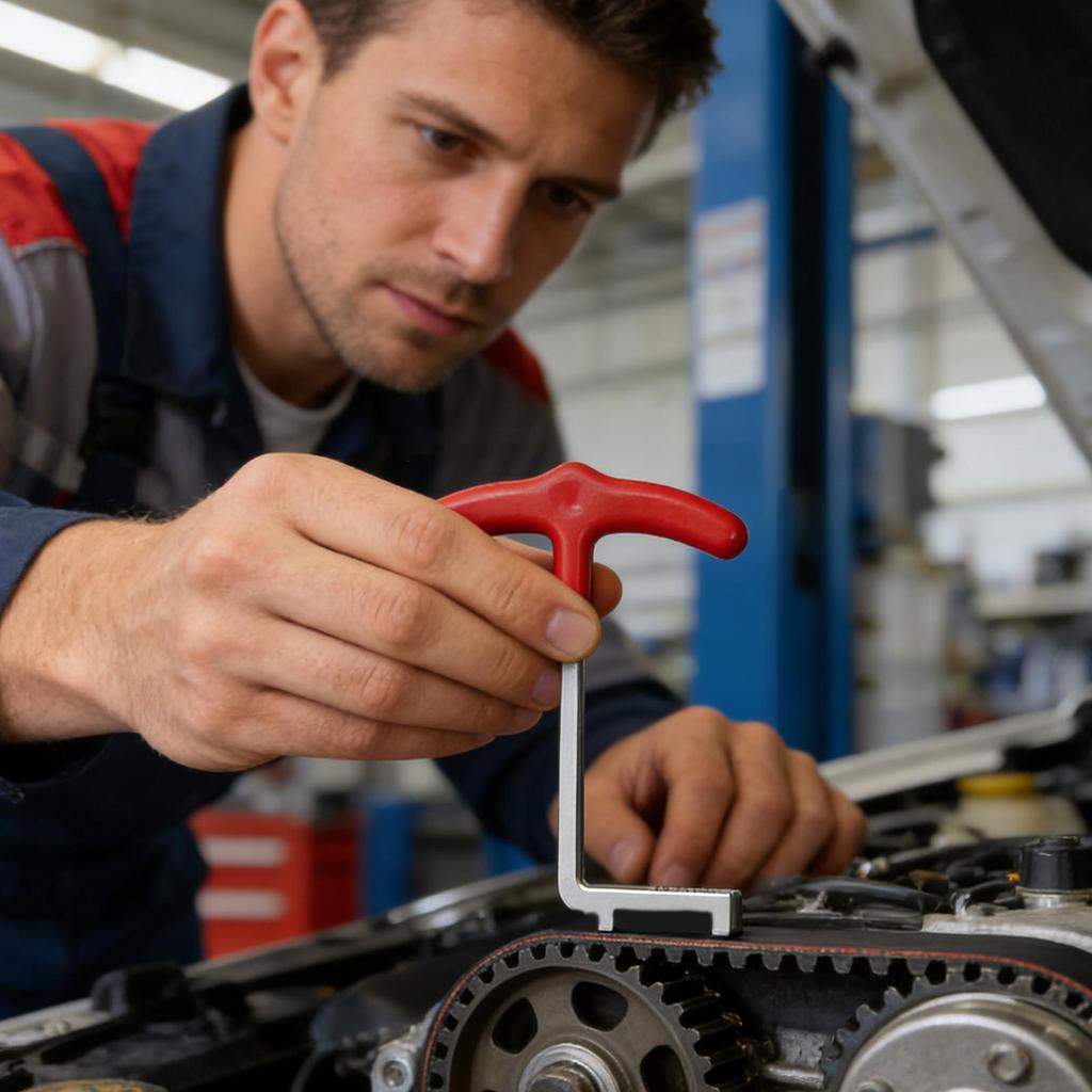 Zestaw narzędzi do rozrządu dla Peugeot Wskaźnik stalowy do ustawiania 3 sztuki Narzędzie do paska rozrządu Dla 1.0 1.2L Dla pojazdu Samochód Sedan