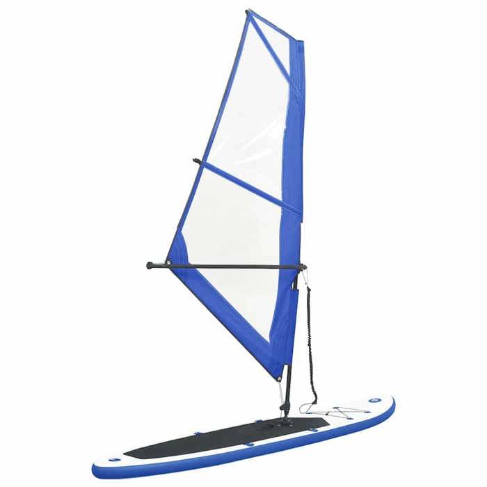 VidaXL Set of Inflatable SUP Boards with Sail Adult Surfboard Removable Fin Hand Pump Repair Kit 92210