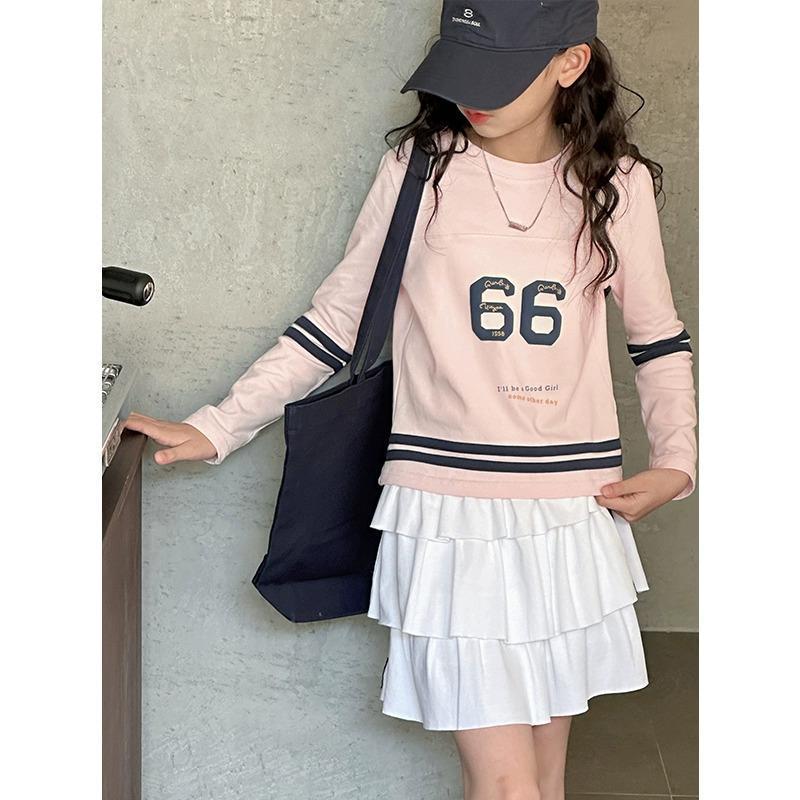 Sun Xiaomei Girls  Long-Sleeve T-Shirt - Spring 2025 Collection 120 cm