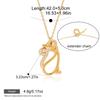 Yori Small Waterproof Stainless Steel Dachshund Pendant Necklace Unique Classic Fashion Jewelry Bijoux Femme
