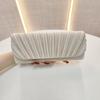 Elegant Compact Evening Clutch Bag Foldable Luxury Detachable Strap Crossbody Bag for Birthday Party Dinner Date