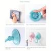 1PCS Bathroom Strong Vacuum Suction Cup Hook Kitchen Door Suction Wall Glass Wall Hanging Free Punching Load-bearing Adhesive Hook
