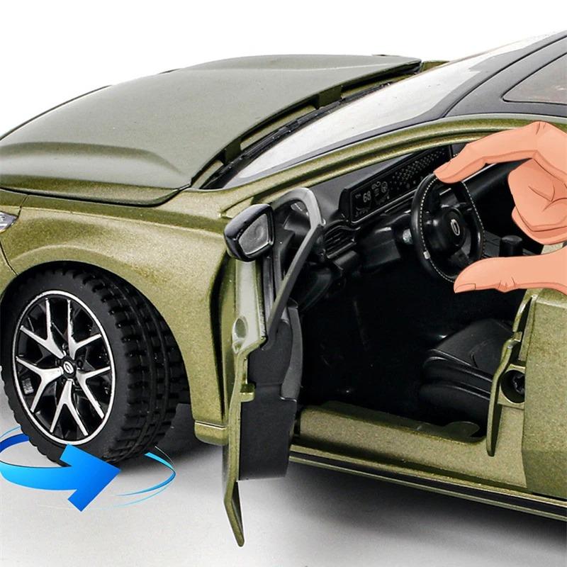 1/24 Slitina Diecast Kovový Model Auta - GAC Motor EMPOW 55 Kupé, Pouliční Sportovní Vozidlo, Dětský Dárek, Zvuk a Světlo