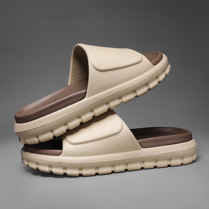Summer Women Slippers Men Sandals Casual Beach Shoes Soft Bottom Slides Thick Platform EVA Anti Slip Home Slippers
